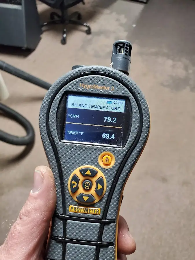 Moisture meter humidity assessment for Mold Remediation & Removal in Tarpon Springs